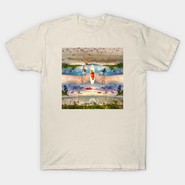 Surreal beach T-Shirt by karadoc